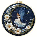 Load image into Gallery viewer, Stamped Embroidery - White Daisy  Fairy
