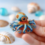 将图片加载到图库查看器，Ocean Inspired 3D Beaded Embroidery Kit - Octopus
