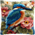 Load image into Gallery viewer, Latch Hook Cushion Kit - Kingfisher
