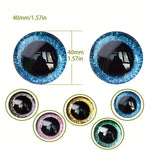 Load image into Gallery viewer, Safety Eyes with Washers GLITTER 40mm (Pair Pack)
