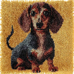 将图片加载到图库查看器，Latch Hook Rug Kit - Dachshund
