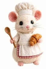 Load image into Gallery viewer, Needle Felting - Patisserie Mouse
