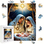 Load image into Gallery viewer, Wooden Puzzle - A Child is Born
