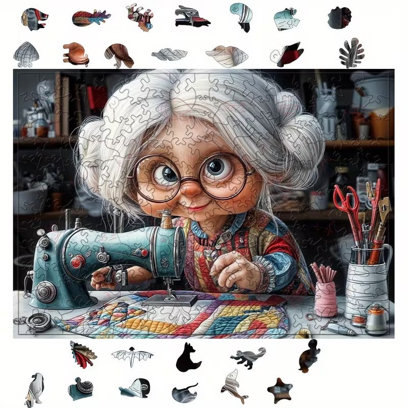 Wooden Puzzle - Threads of Time