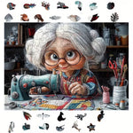 Load image into Gallery viewer, Wooden Puzzle - Threads of Time
