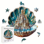 Load image into Gallery viewer, Wooden Puzzle - Castle In the Sea
