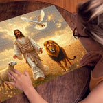 Load image into Gallery viewer, Puzzle - The Lion &amp; The Lamb
