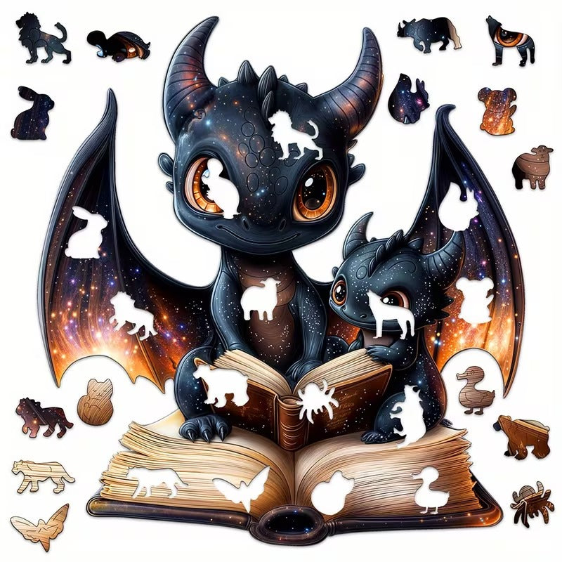 Wooden Puzzle - Dragon Tales