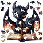 Load image into Gallery viewer, Wooden Puzzle - Dragon Tales
