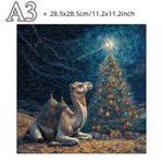 Load image into Gallery viewer, Wooden Puzzle - Starry Camel Night
