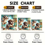 Load image into Gallery viewer, Wooden Puzzle - Shih Tzu Feast
