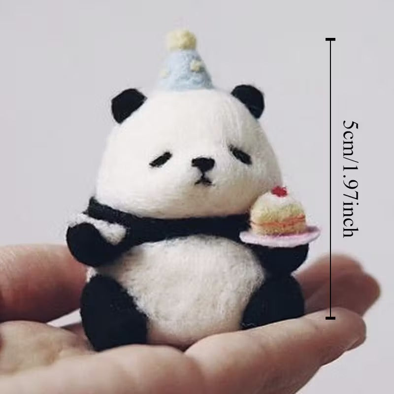 Needle Felting - Birthday Panda