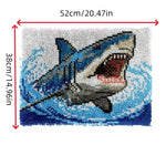 将图片加载到图库查看器，Latch Hook Rug Kit - Shark
