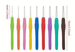 Load image into Gallery viewer, Crochet Hook Set  Soft Handle  - 9 Sizes
