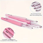 Load image into Gallery viewer, Crochet Hook Set + Case &amp; Assessories  8 Sizes -Pink
