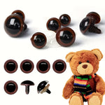 Load image into Gallery viewer, Safety Eyes with Washers TEDDY (5 Pairs Pack)
