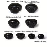 Load image into Gallery viewer, Safety Nose with Washers Black PUPPY (2 Pack)

