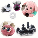 Load image into Gallery viewer, Safety Eyes with Washers Glitter &amp; EYELASH 12mm ( 1 Pair Pack)
