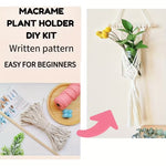 Load image into Gallery viewer, Macrame Kit for Beginners – Plant Hanger
