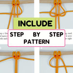 Load image into Gallery viewer, Macrame Kit for Beginners – Plant Hanger
