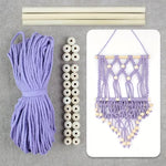 Load image into Gallery viewer, Macrame Kit For Beginners - Boho Hanging Bookshelf / Hammock
