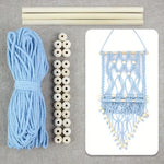 Load image into Gallery viewer, Macrame Kit For Beginners - Boho Hanging Bookshelf / Hammock
