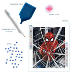 Load image into Gallery viewer, Diamond Dotz®  Marvel Spider-Man Web Slinger Diamond Painting Kit – 53cm x 42cm
