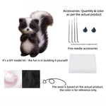 将图片加载到图库查看器，Needle Felting -Skunk
