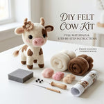 Load image into Gallery viewer, Needle Felting -  Cute Cow
