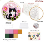 将图片加载到图库查看器，Needle Painting - Cute Kitten
