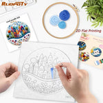 Load image into Gallery viewer, Needle Painting - Houses

