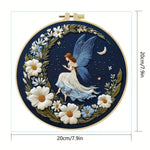 Load image into Gallery viewer, Stamped Embroidery - White Daisy  Fairy
