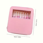 将图片加载到图库查看器，Crochet Hook Set + Case -  8 Sizes - Pink
