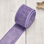 Load image into Gallery viewer, Burlap Wired Ribbon (4.5m Roll)
