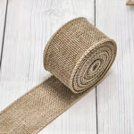 Load image into Gallery viewer, Burlap Wired Ribbon (4.5m Roll)
