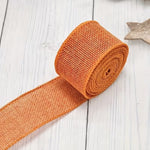 Load image into Gallery viewer, Burlap Wired Ribbon (4.5m Roll)
