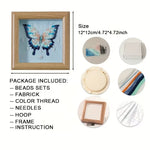 Load image into Gallery viewer, Nature Inspired  Embroidery Kits (Incudes Frame) - Butterfly
