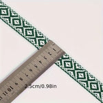 Load image into Gallery viewer, Jacquard Braid Trim 25mm (per/m)
