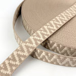 Load image into Gallery viewer, Jacquard Braid Chevron Trim 25mm (per/m)
