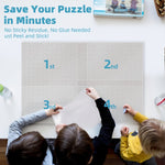 Load image into Gallery viewer, Puzzle Glue Sheets – Peel &amp; Stick Jigsaw Puzzle Saver  (5 pkt)

