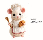 Load image into Gallery viewer, Needle Felting - Patisserie Mouse
