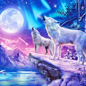 Paint by Number - White Wolf Moon