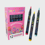 Load image into Gallery viewer, Brush Tip Acrylic Paint Pens - Wildflower  (12)
