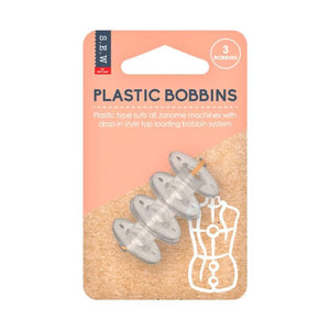 S.E.W. Bobbin Plastic Qty3 Janome Type