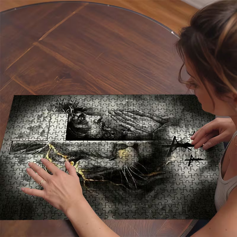 Puzzle - Christ Lion of Judah & Lamb of God