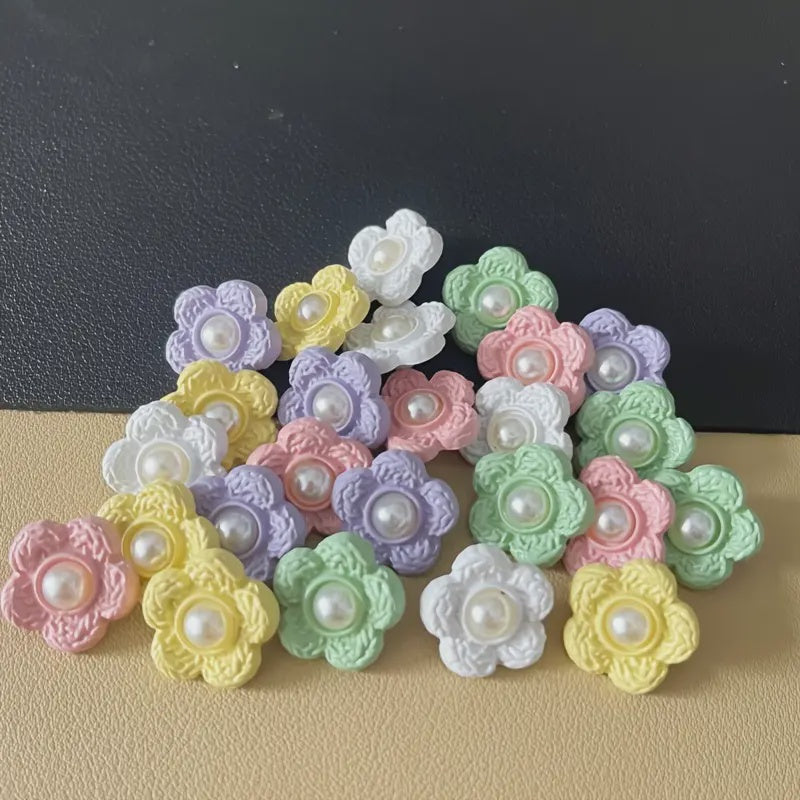 Flower Buttons 16mm