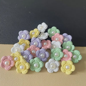 Flower Buttons 16mm