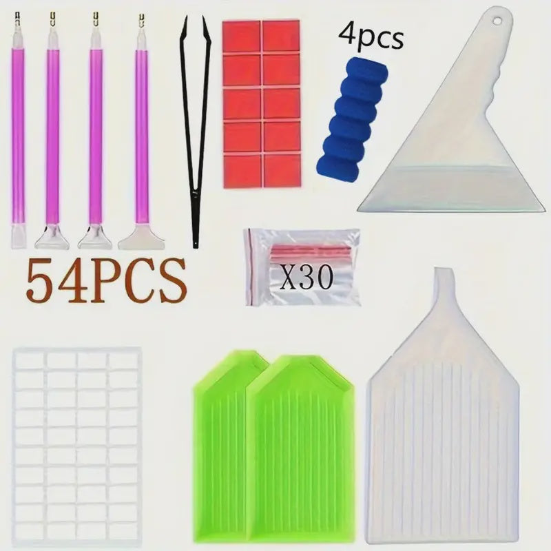Diamond Art Accessories Kit (54 pcs)