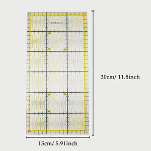 Non Slip Acrylic Ruler 6inch x 12 inch