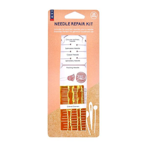 S.E.W. Needle -Household Repair Kit 24 asst